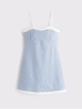 Abercrombie & Fitch YPB Light Blue Mini Dress